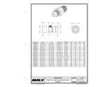 Earls Straight Male AN -10 to 3/4" NPT AT981609ERL
