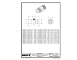 Earls Straight Male AN -8 to 3/8" NPT SS981608ERL