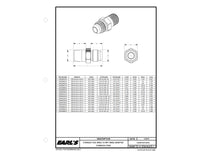 Earls Straight Male AN -6 to 1/4" NPT SS981606ERL